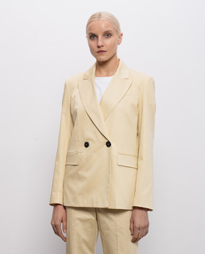 Max & Co Бежевый двубортный жакет MCOGIRAFFA