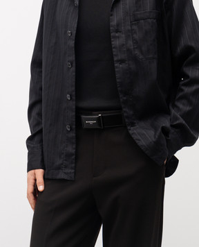 Givenchy Чорний шкіряний ремінь Antigona BK407MK21N