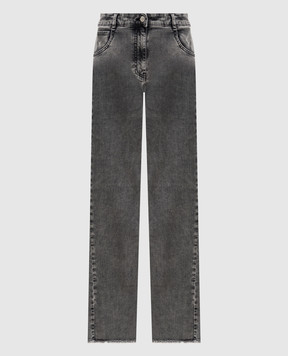 Twinset Чорні джинси з ефектом потертості 261AP2362