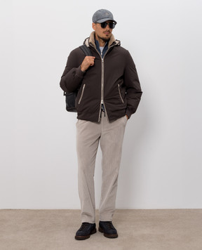 Brunello Cucinelli Кардиган синій з кашеміру M2200106
