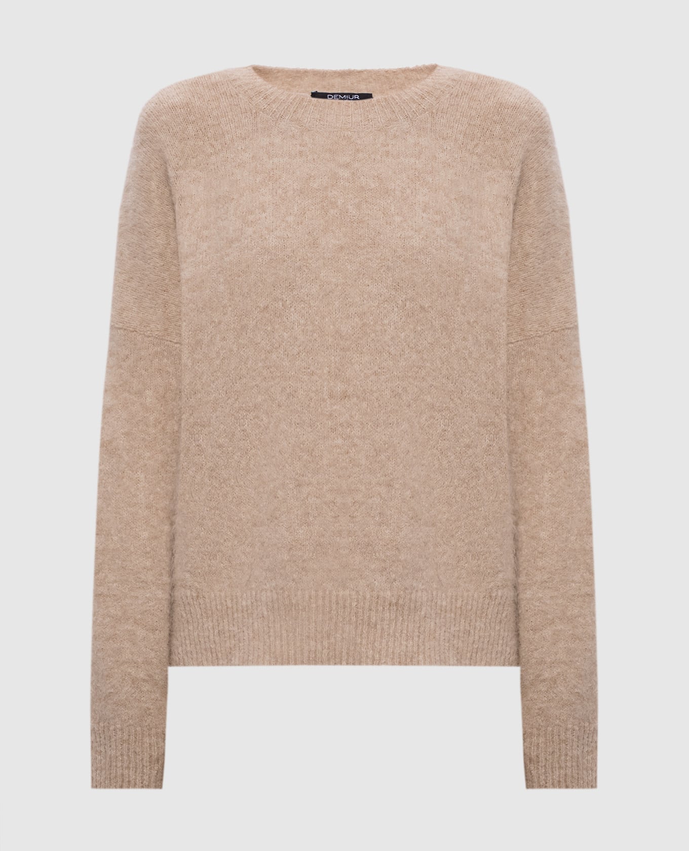 Бежевый свитер с шерстью альпаки