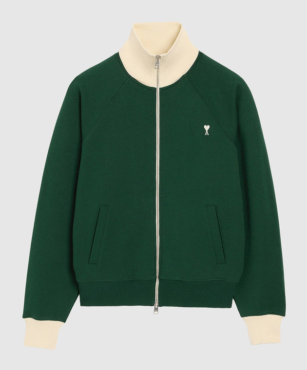 Ami Paris Зеленая спортивная куртка USW796JE0245m