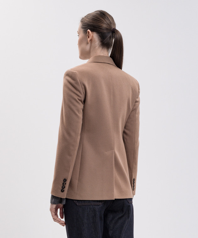 Max Mara Коричневий жакет VOLPINO з вовни MSTVOLPINO зображення 4