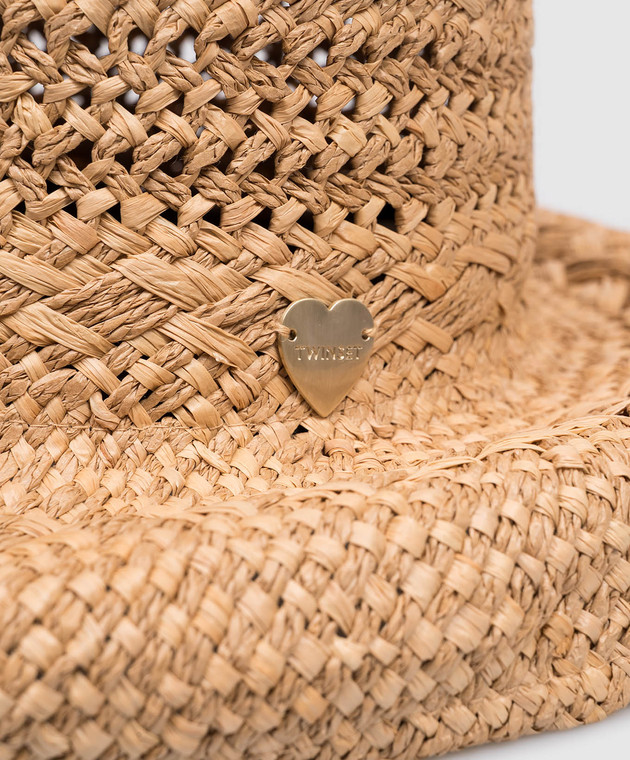 Twinset Бежевий капелюх-клош 261LM5BDD зображення 4