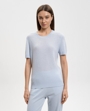 Allude Голубой топ из кашемира 26211171