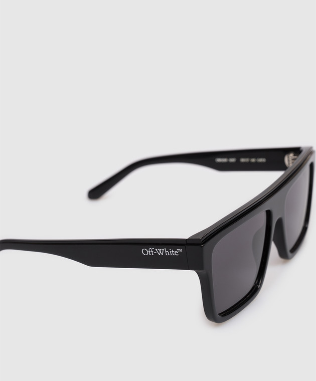 Off-White Черные очки с принтом логотипа OW1039100758 изображение 4