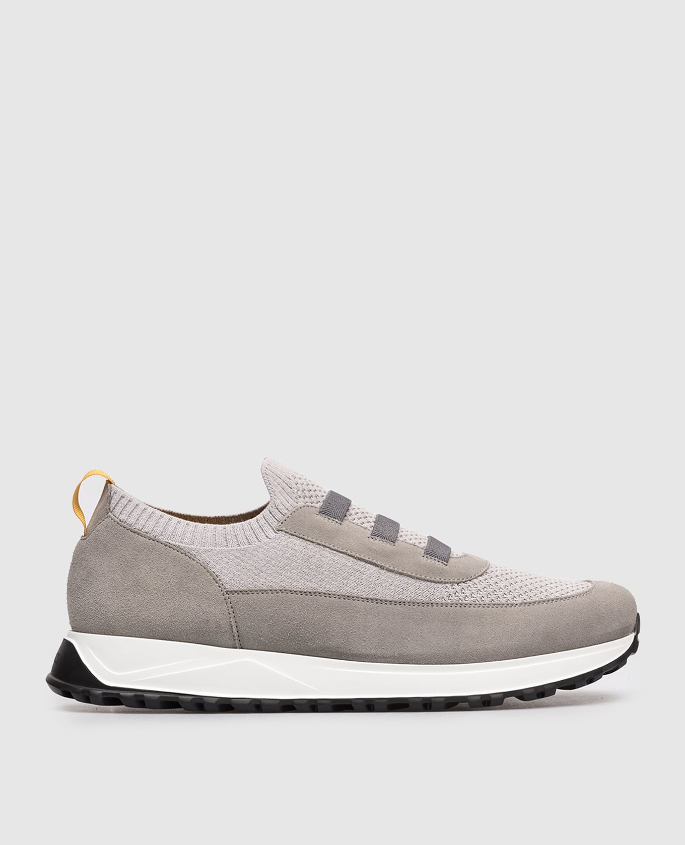 

Серые комбинированные кроссовки с логотипом, Серый, Кроссовки