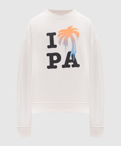 Свитшот I Love PA цвета айвори