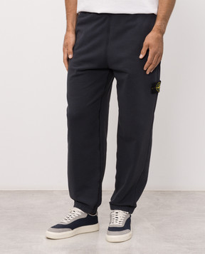 Stone Island Сині джогери з патчем логотипа L2S156200002S0051