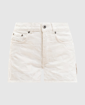 Off-White Білі джинсові шорти Star 2YC019S26DEN001