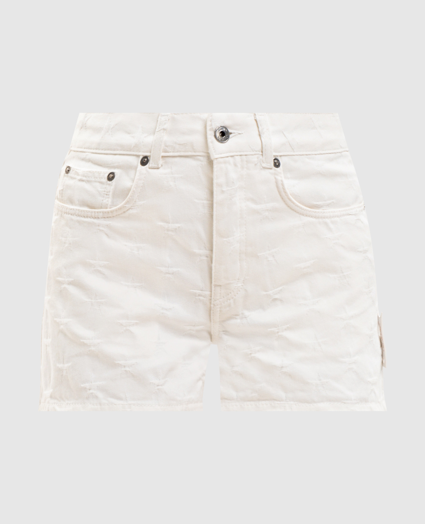 Белые джинсовые шорты Star