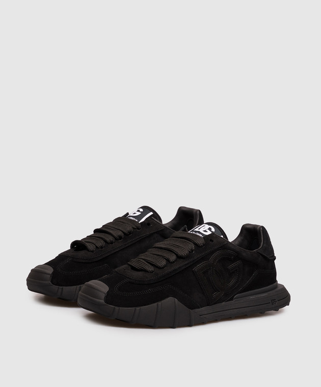 Dolce&Gabbana Черные замшевые кроссовки Dg Athletic CS2384A0836 изображение 2
