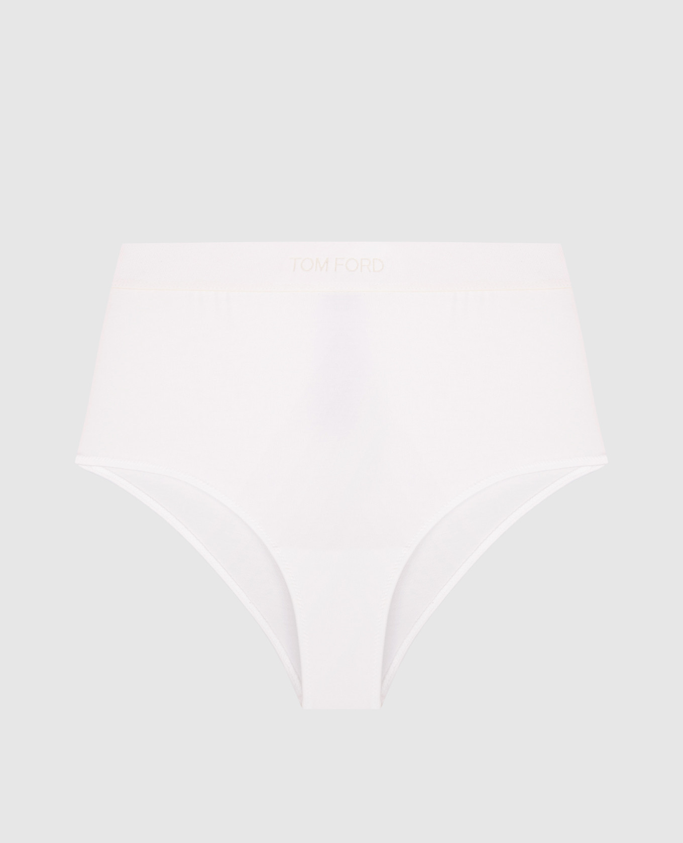 Белые трусики с высокой посадкой