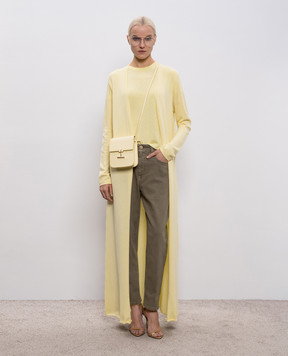 Tom Ford Желтая футболка монограммой TSJ629JEX190