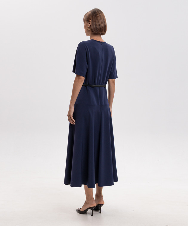 Max Mara Синя сукня міді ZORRO MSTZORRO зображення 4