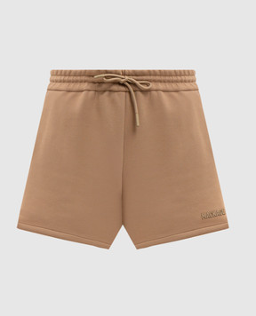 Mackage Коричневі шорти з фактурним логотипом SUMMERR
