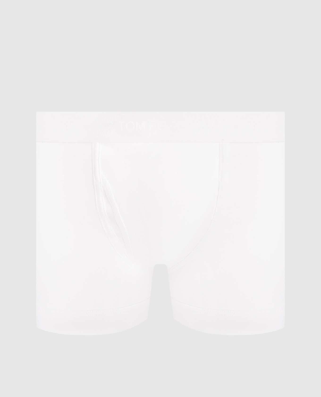 Белые трусы-боксеры с узором логотипа