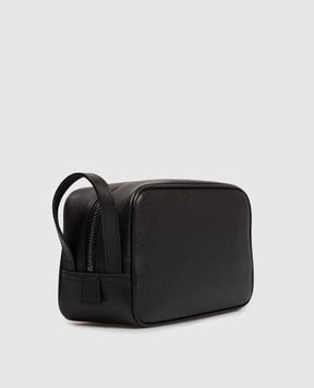 Dolce&Gabbana Черный кожаный несесер Sicily BT3310BG662