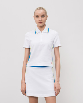 Casablanca Белое поло с нашивкой WSS26JTP51801