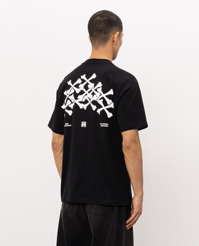 AMIRI Чорна футболка Bones Stacked AMJYTE1075