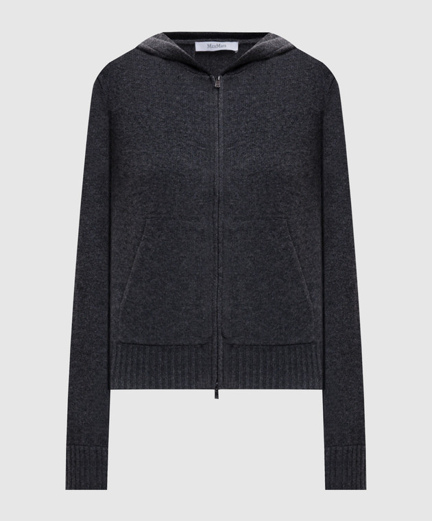 Max Mara Серая спортивная куртка PRIMO из кашемира MXMPRIMO