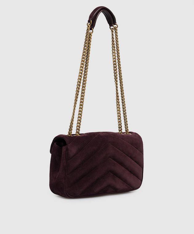 Saint Laurent Фіолетова замшева сумка Loulou 801437AAEY6 зображення 3