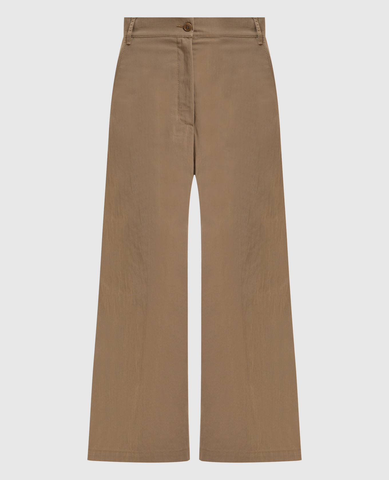 

Бежевые брюки RONCO, Бежевый, Широкие брюки