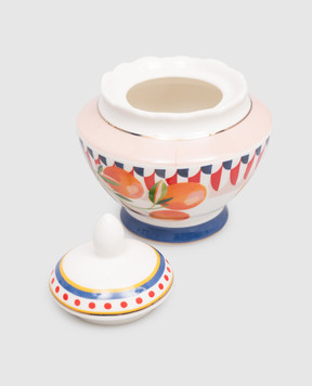 Baci Milano Біла порцелянова цукорниця Dolce Vita SUGDOL01