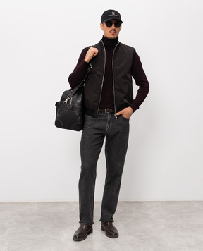 Brunello Cucinelli Чорний жилет MM4796584