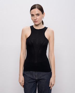 Max & Co Чорна майка PASCIA MCLPASCIA