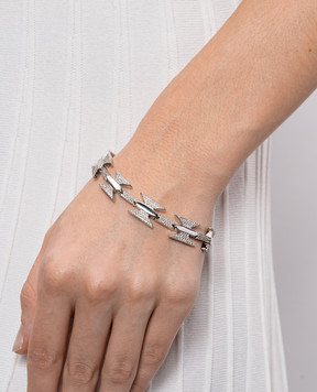 Darkai Сріблястий браслет Razor Wire DIBR0075