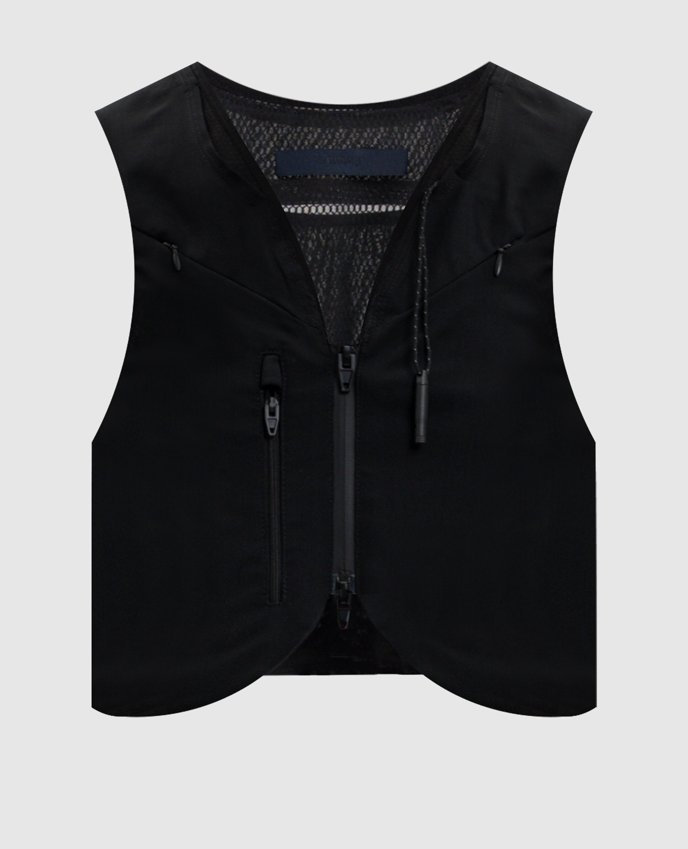 

Черный жилет на молнии, Верхняя одежда