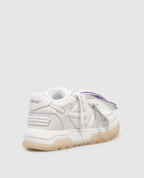 Off-White Білі шкіряні кросівки Out Of Office Chunky OF05740101