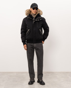 Mackage Черная пуховая куртка Dixon с мехом енота DIXONFZ