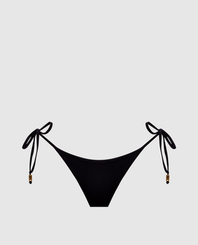 Twinset Чорні трусики від купальника з логотипом 261LBMG88