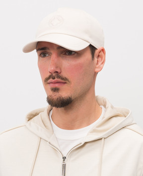 Peserico Белая кепка с вышивкой эмблемы R76057C0RCC762