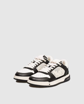 AMIRI Черные кожаные кроссовки Classic Low с логотипом AMFOSR1123