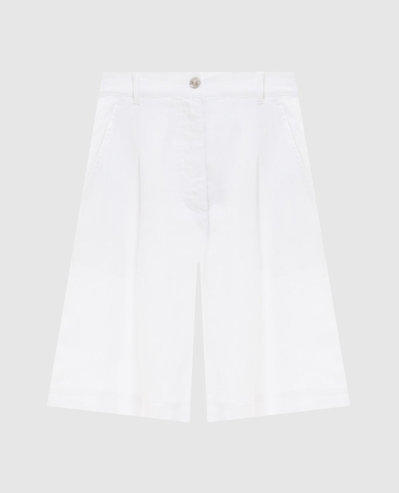 Белые шорты IVANA из льна