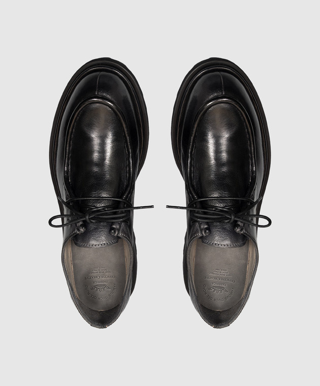 Officine Creative Черные кожаные дерби Wisal DD WISALDD125TCAVSUPERNER изображение 4