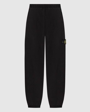 Stone Island Чорні джогери з патчем логотипа L1S153100049S0003