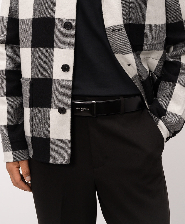 Givenchy Чорний шкіряний ремінь Antigona BK407MK21N зображення 2
