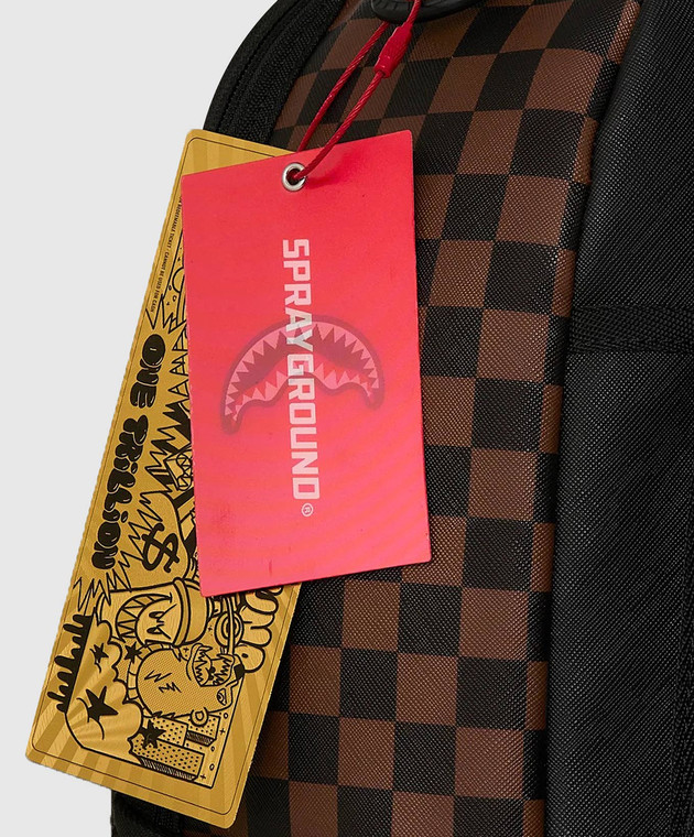 Sprayground Дитячий коричневий рюкзак 305 ESCAPE ROUTE 910B8843NSZ зображення 4
