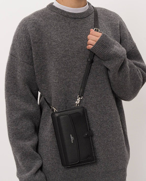 Dolce&Gabbana Черный кожаный клатч BM2766A0370