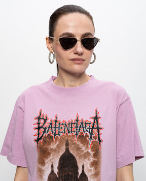 Palm Angels Золотисті сонцезахисні окуляри Fontana PA2004760759