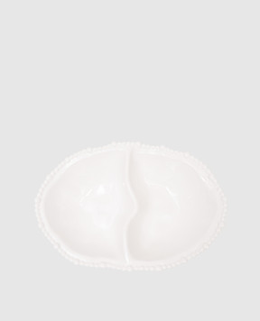 Baci Milano Біла менажниця для закусок Pearl CONDCOL01