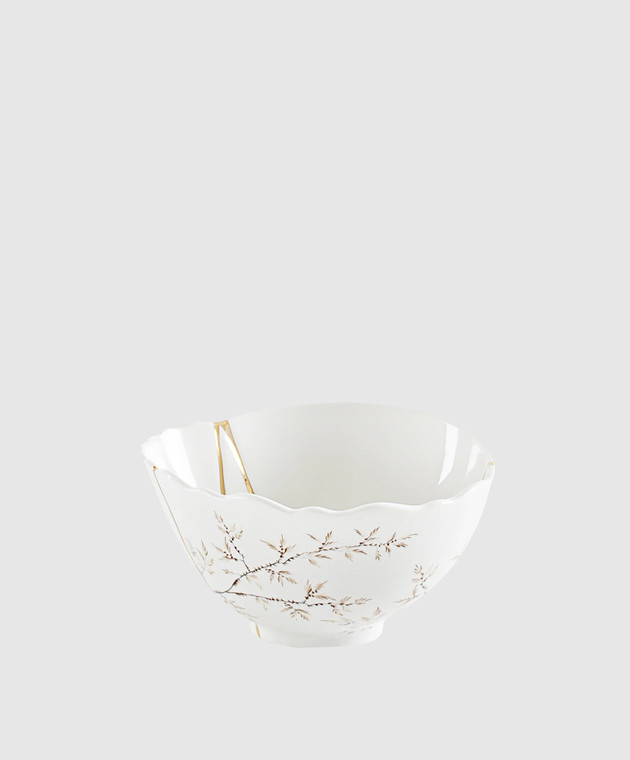 SELETTI Біла порцелянова піала Kintsugi 09631 зображення 2