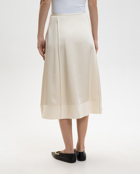 Jil Sander Бежевая юбка миди J01MA0168J76018