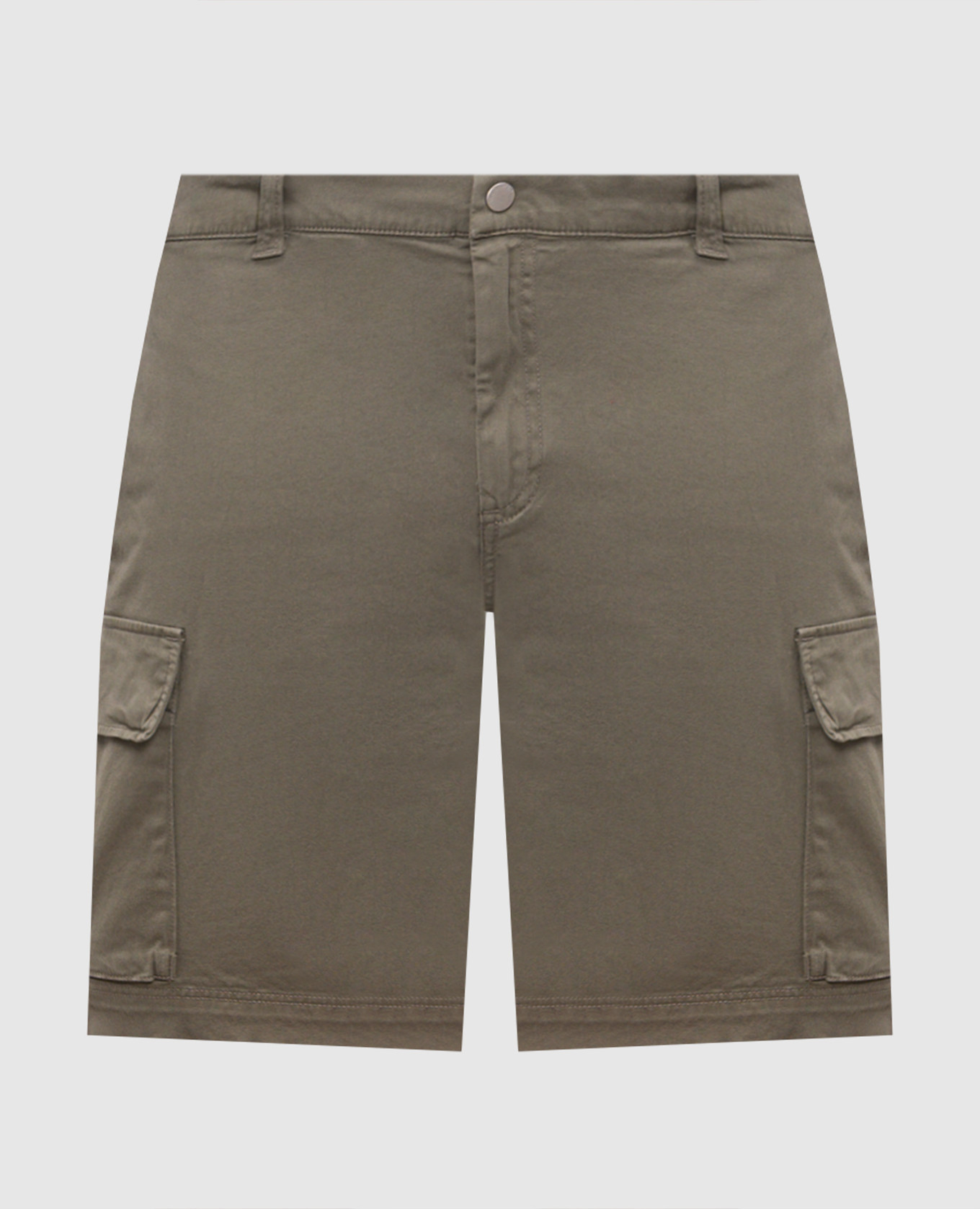 Шорты-карго цвета хаки