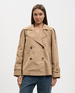 Twinset Бежевий укорочений тренч 261TP2231