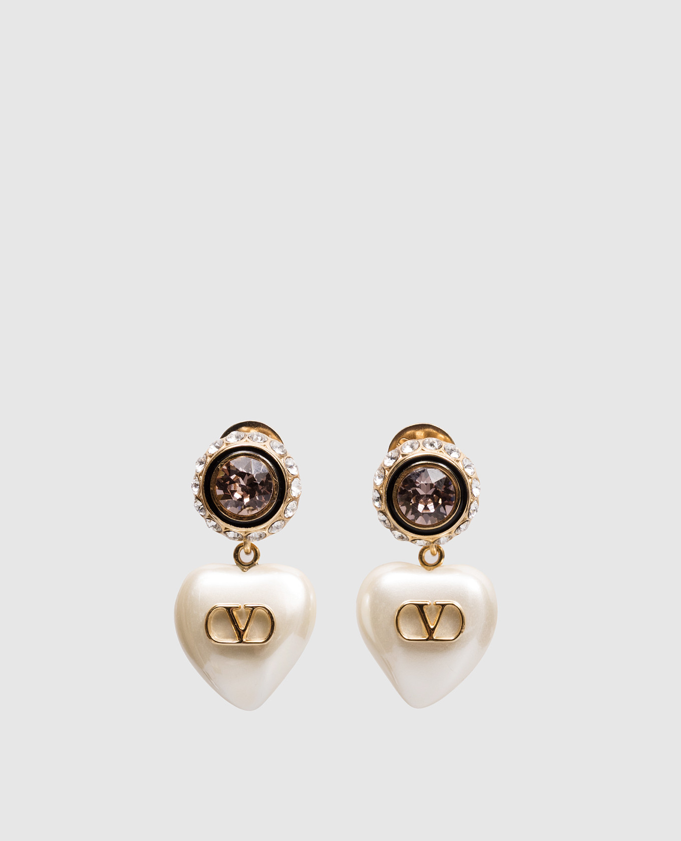 

Серьги VLogo Signature с кристаллами, Белый, Серьги